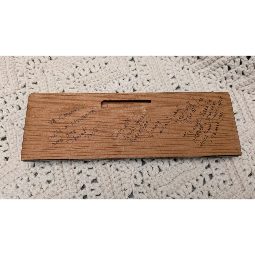 Sit Long Talk Much Laugh Often Wooden Wall Plaque Floral Decor 10.5 Inch